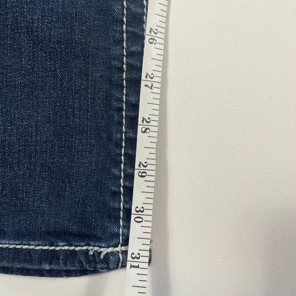 Miss Me Bootcut Jeans JP5534B Embroidered Fleur-de-Lis Wings  Sz 26 - Picture 10 of 14